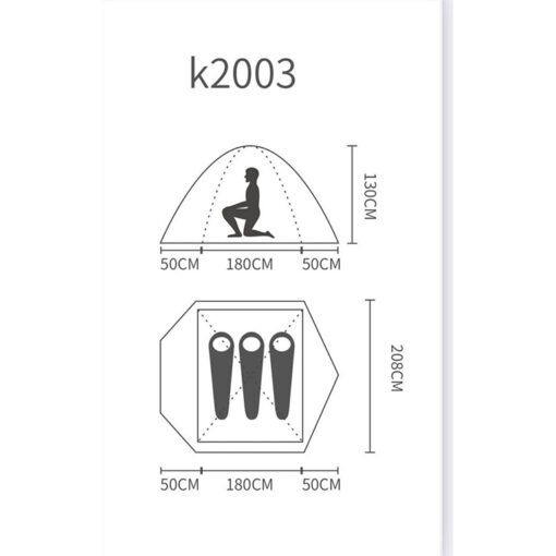 چادر اصلی کله گاوی سری K (جیلو) مدل K2003 - Image 5