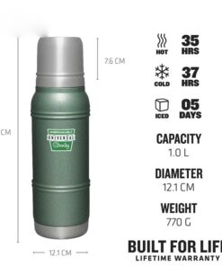 فلاسک استنلی مدل THE MILESTONES THERMAL BOTTLE – حجم 1 لیتر