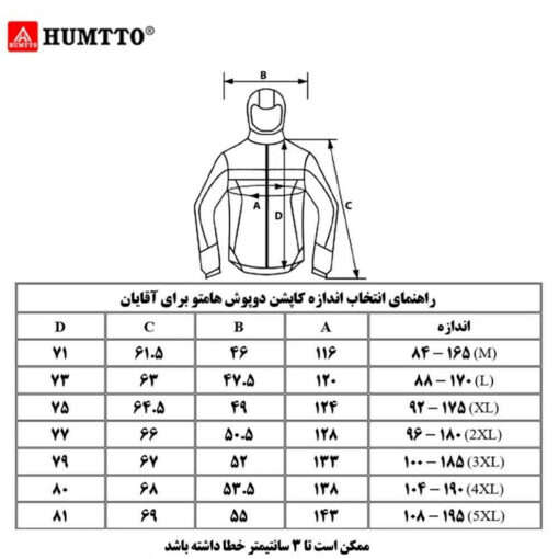 کاپشن دو پوش مردانه هومتو مدل HUMTTO 20103A-4 - Image 4